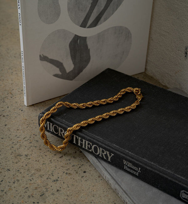  「【GALENA/ガレナ】ツイストネックレス」|リング|ゴールド