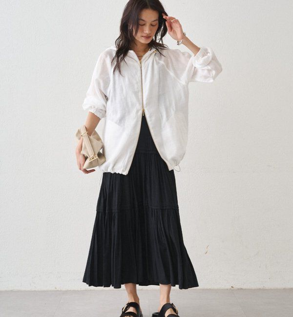  「シアーZIPパーカー」|ブルゾン・スタジャン|