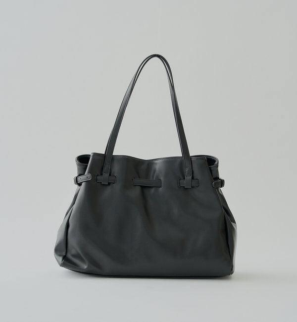  「【5色展開/通勤・通学に◎】チャーム付きベルトデザインBIGトートバッグ」|トートバッグ|