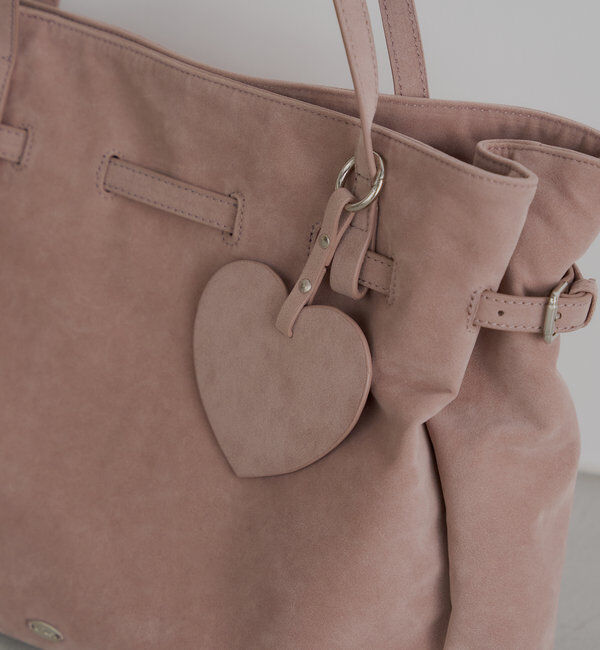  「【5色展開/通勤・通学に◎】チャーム付きベルトデザインBIGトートバッグ」|トートバッグ|