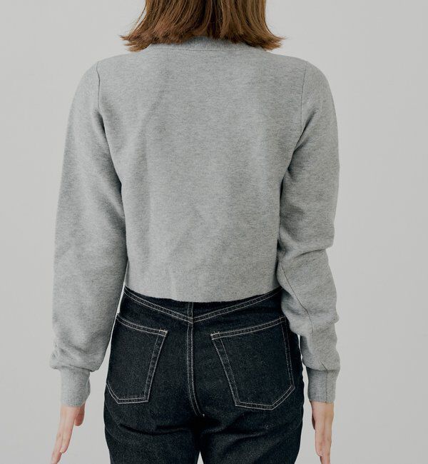  「【SALON by Chico/4色展開】フロントリボンパールフリルトップス」|ニット・セーター|