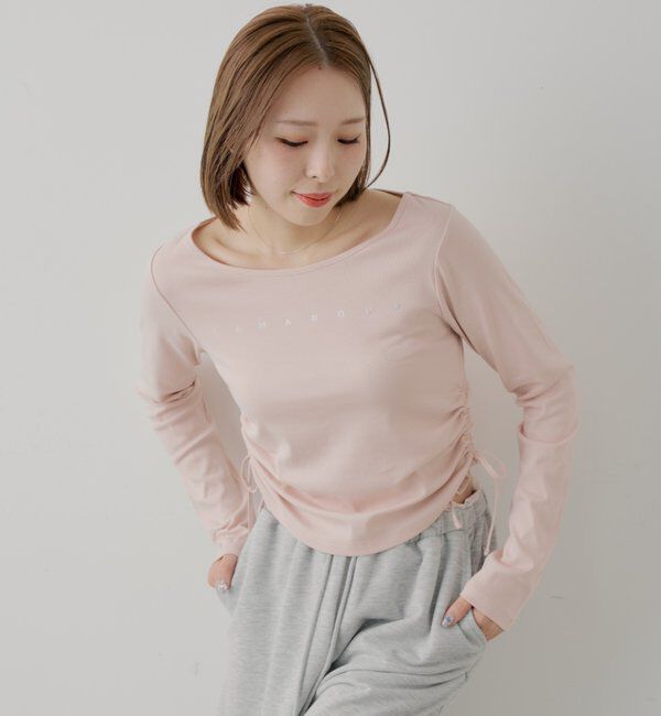  「ラインストーンロゴロンT」|Tシャツ・カットソー|