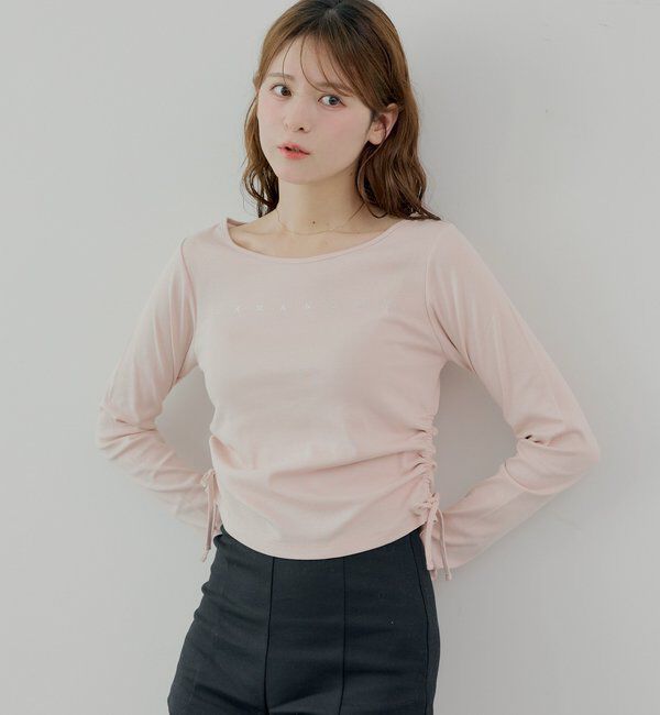  「ラインストーンロゴロンT」|Tシャツ・カットソー|