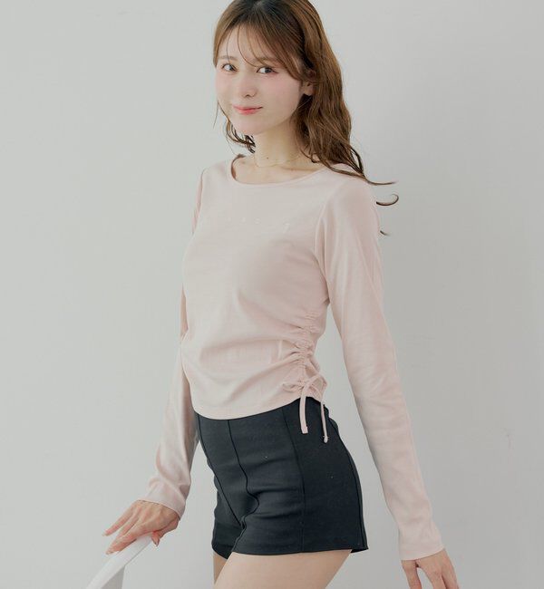  「ラインストーンロゴロンT」|Tシャツ・カットソー|