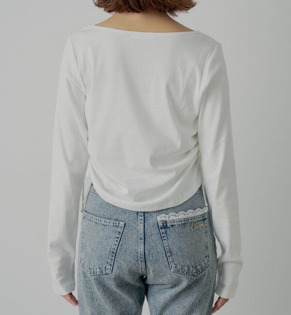  「ラインストーンロゴロンT」|Tシャツ・カットソー|