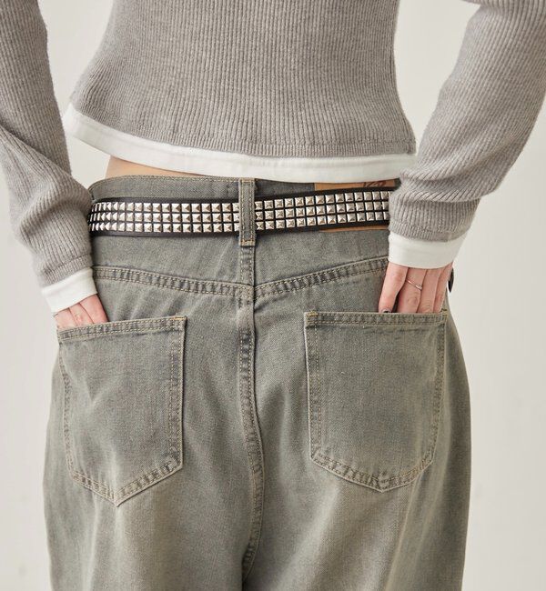  「SQUARE STUD BELT」|ベルト|