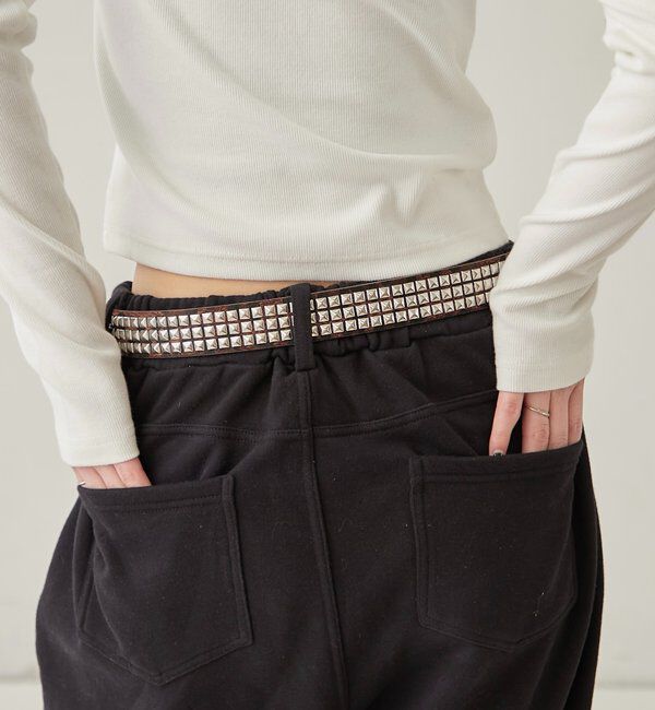  「SQUARE STUD BELT」|ベルト|