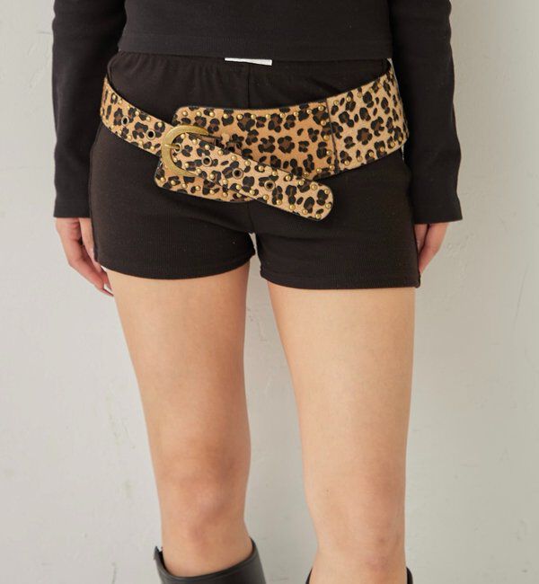  「STUDDED WIDE BELT」|ベルト|