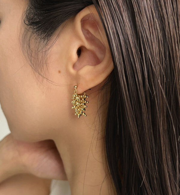  「〈GOLDY/ゴールディ〉ツブツブピアス」|リング|