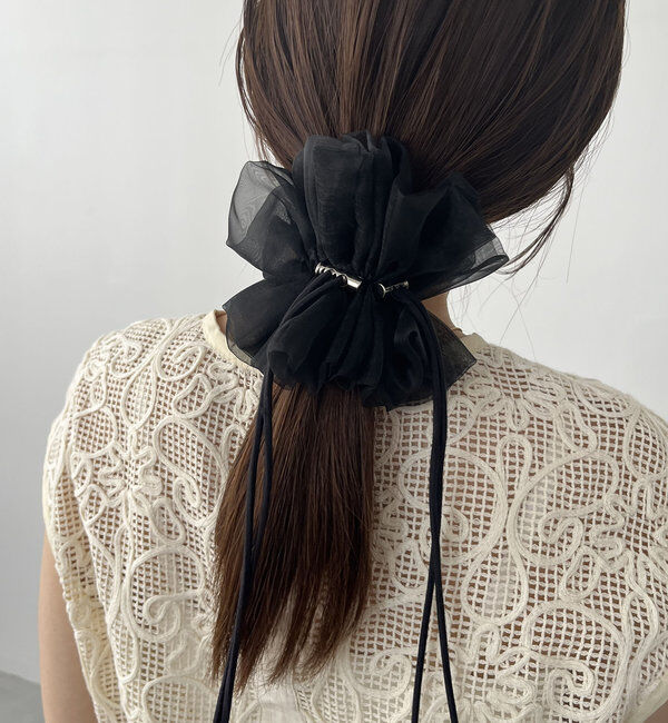  「【新色追加】〈GOLDY/ゴールディ〉ドロストオーガンジーシュシュ」|リング|