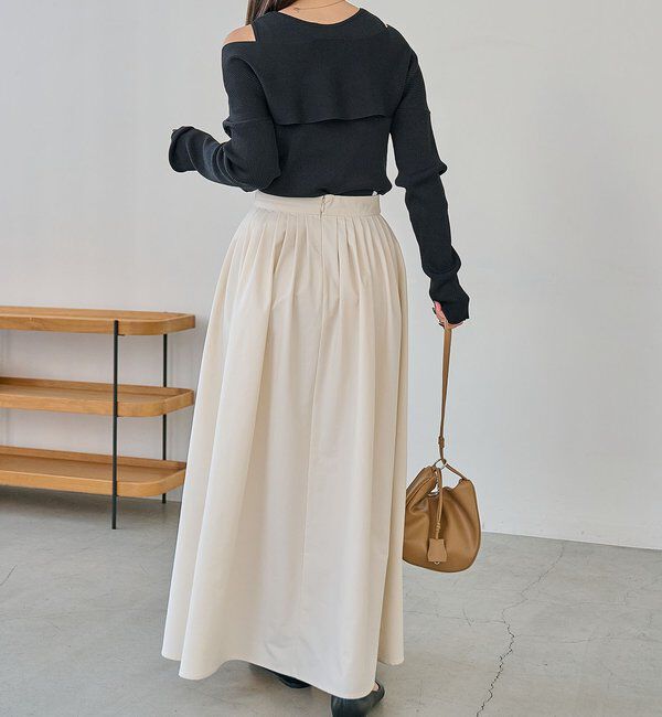  「オフショルクロスレイヤードニット」|ニット・セーター|