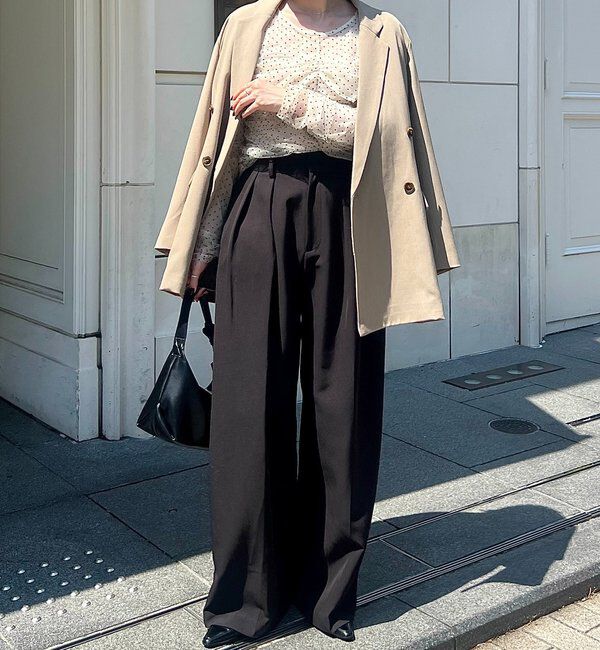  「【再販】フロッキードットブラウス」|シャツ・ブラウス|