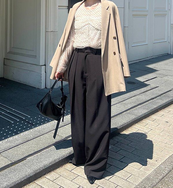  「【再販】フロッキードットブラウス」|シャツ・ブラウス|