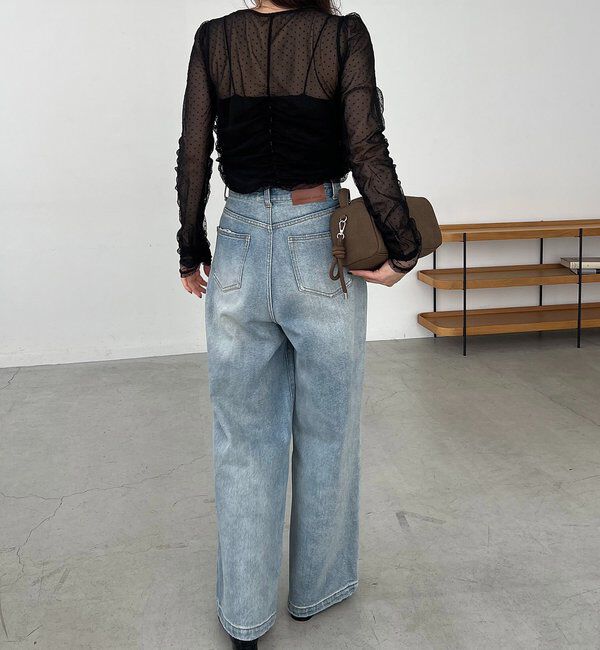  「【再販】フロッキードットブラウス」|シャツ・ブラウス|