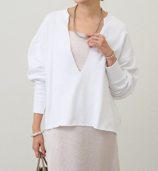  「【26SS予約】スキッパースウェット」|Tシャツ・カットソー|ホワイト