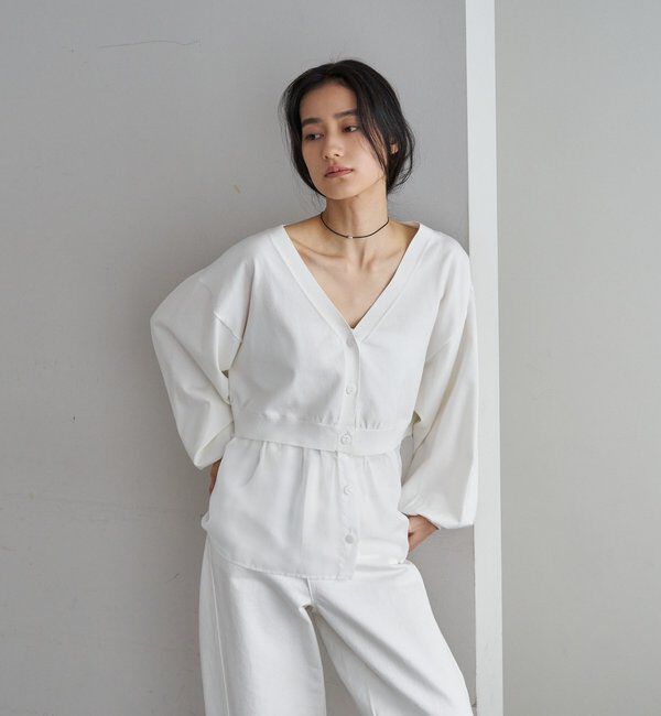  「【26SS予約】シアードッキングカーディガン」|カーディガン|