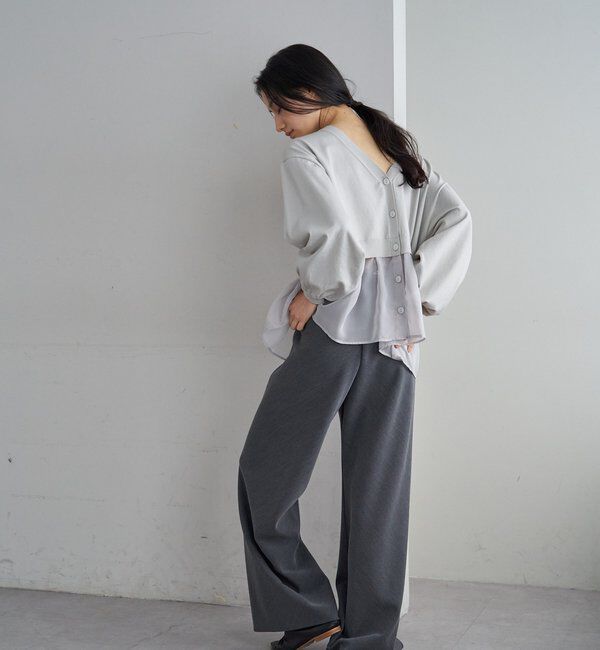  「【26SS予約】シアードッキングカーディガン」|カーディガン|