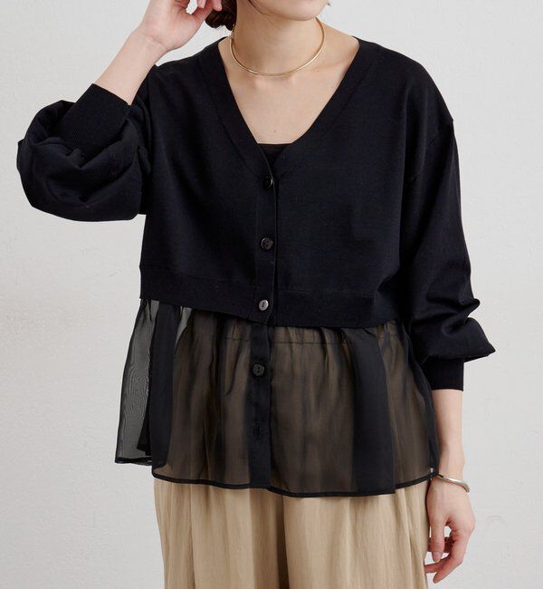  「【26SS予約】シアードッキングカーディガン」|カーディガン|