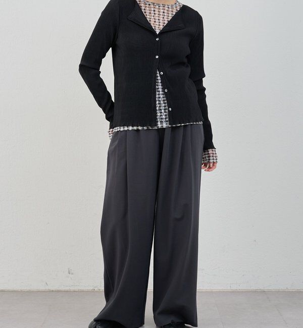  「【26SS予約】プリーツカーディガン」|シャツ・ブラウス|