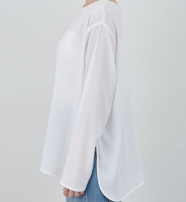  「【26SS予約】サイドスリットブラウス」|シャツ・ブラウス|