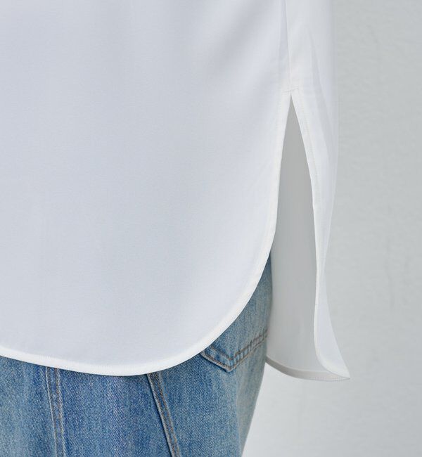  「【26SS予約】サイドスリットブラウス」|シャツ・ブラウス|