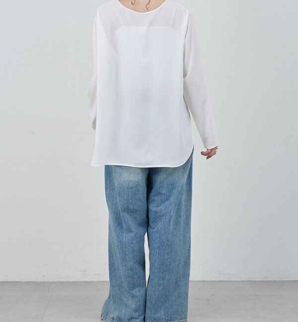  「【26SS予約】サイドスリットブラウス」|シャツ・ブラウス|