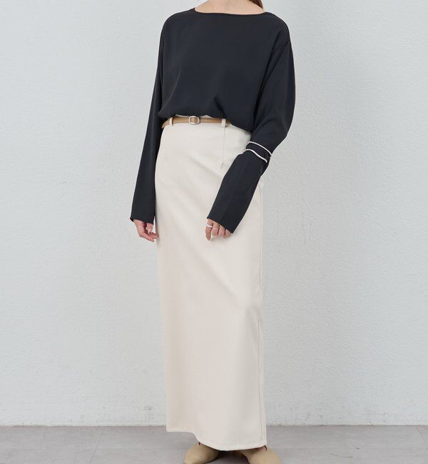  「【26SS予約】サイドスリットブラウス」|シャツ・ブラウス|