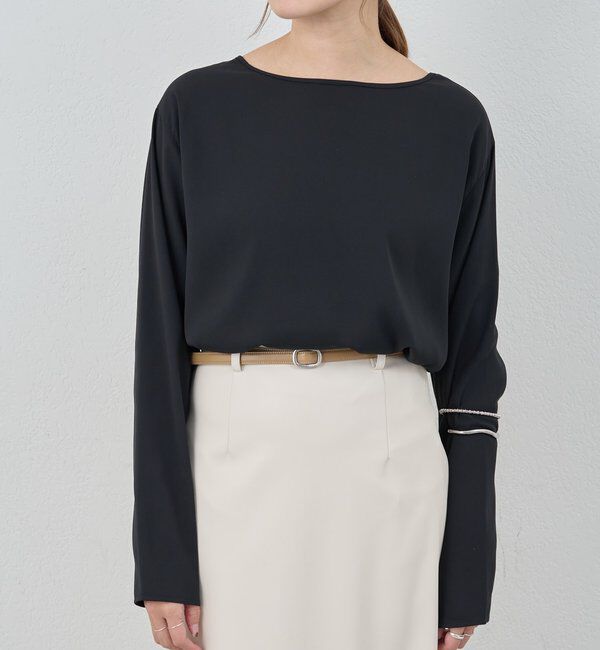  「【26SS予約】サイドスリットブラウス」|シャツ・ブラウス|