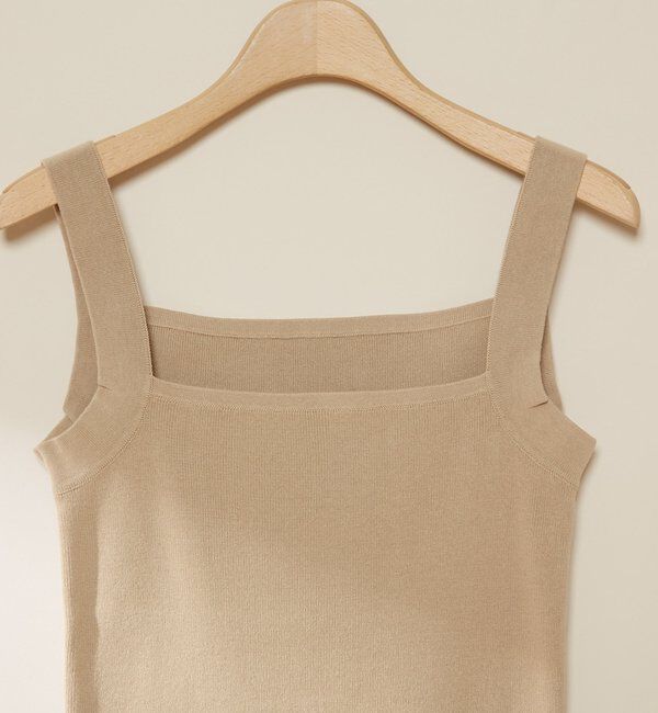  「総針ニットキャミソール」|ニット・セーター|