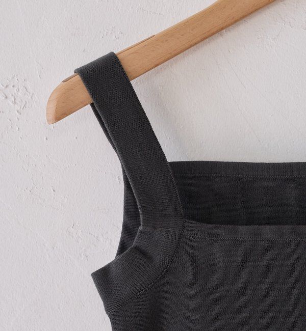  「総針ニットキャミソール」|ニット・セーター|