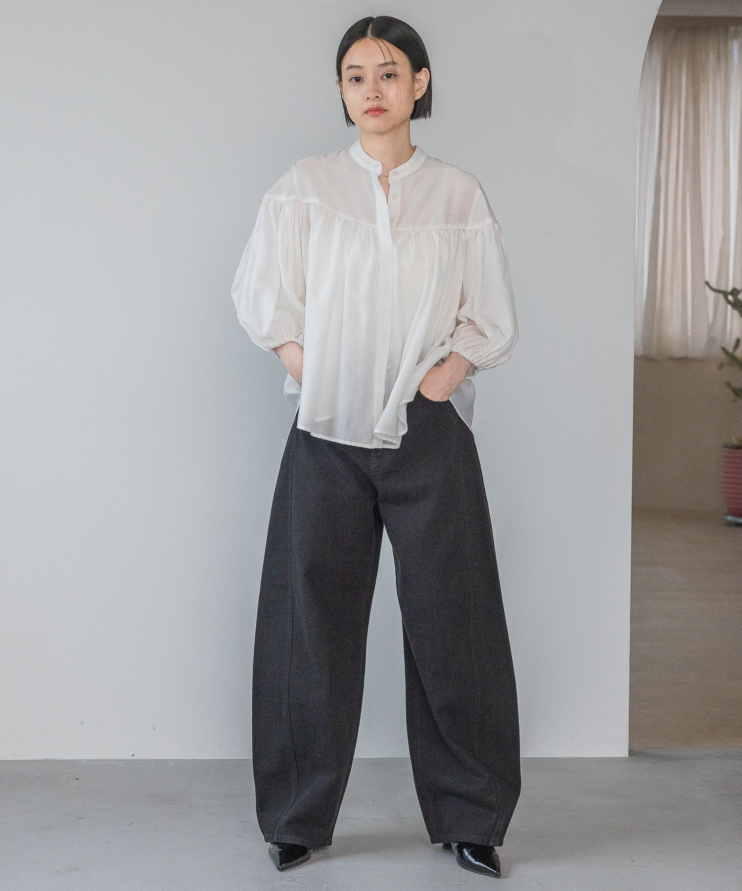 A part by 「Apbコクーンデニムパンツ」|デニム|