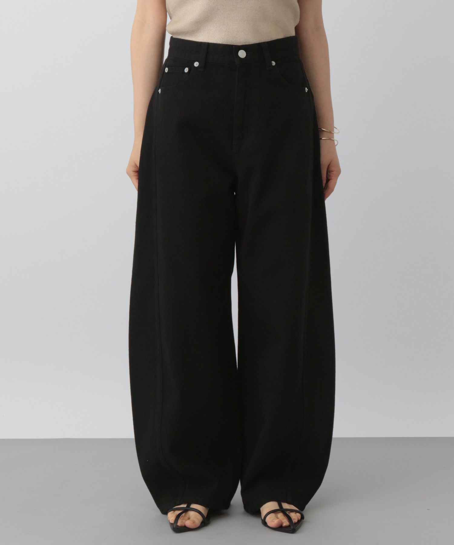 A part by 「Apbコクーンデニムパンツ」|デニム|