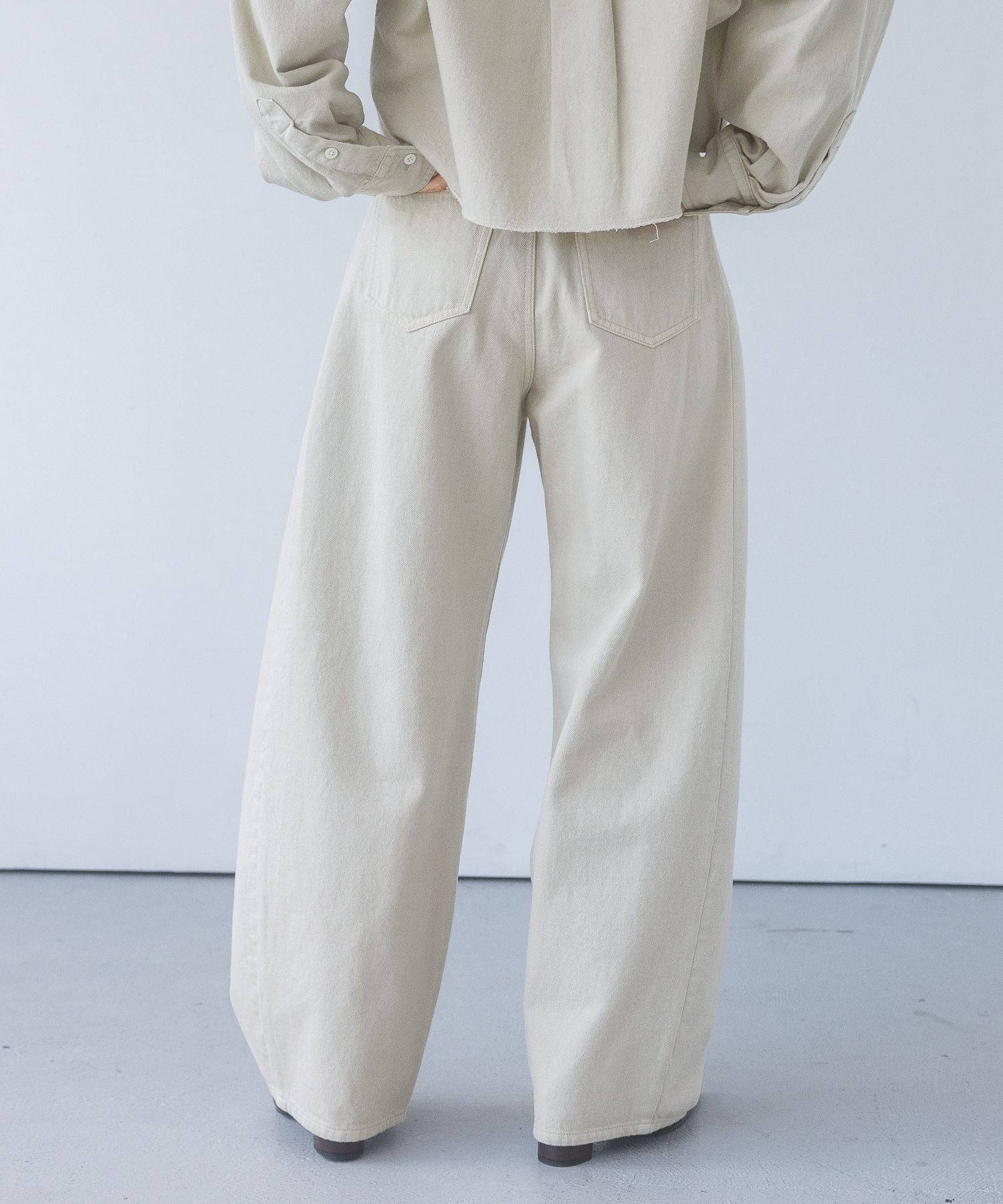 A part by 「Apbコクーンデニムパンツ」|デニム|