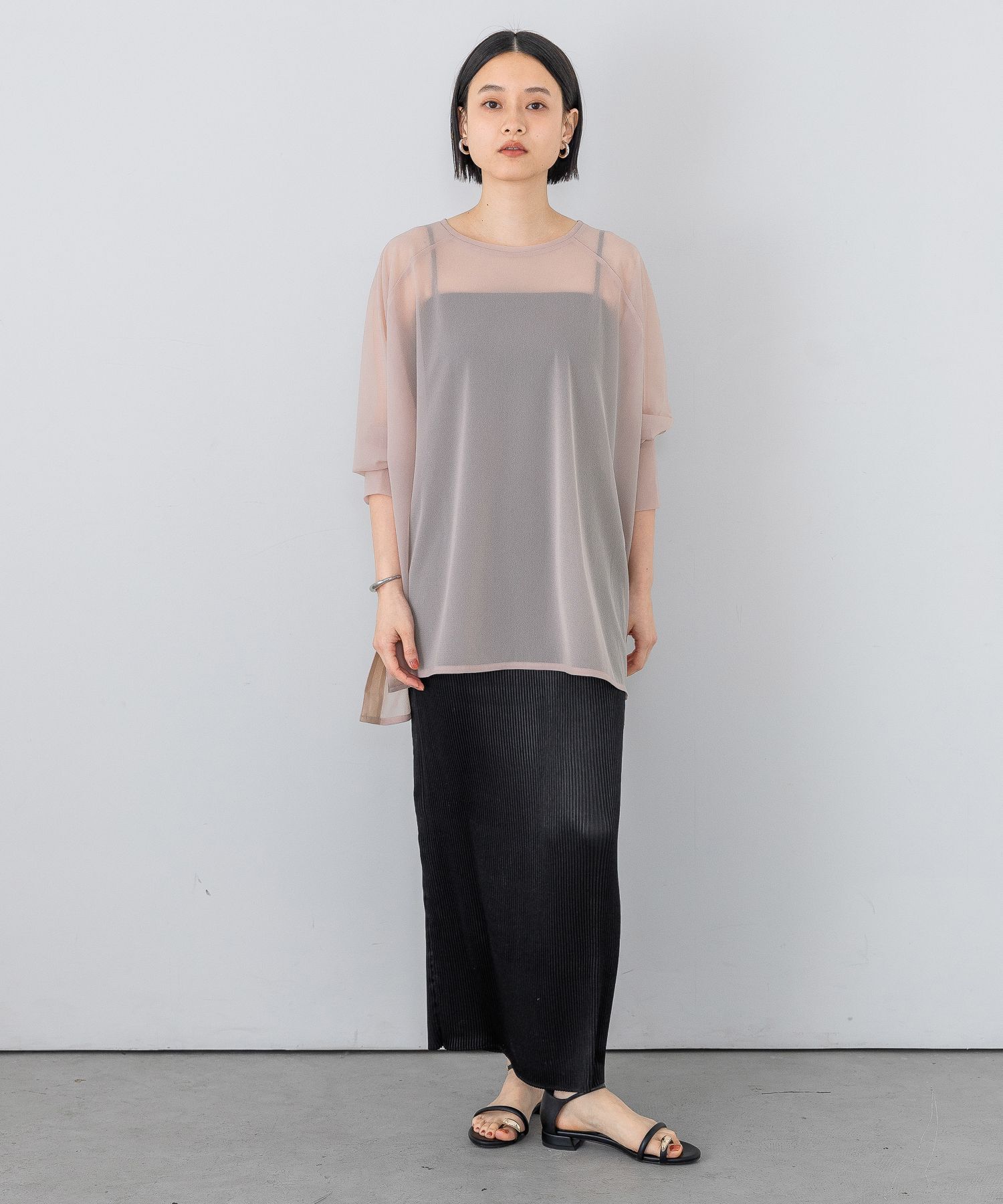 A part by 「【新色追加】プリーツイージータイトスカート2」|スカート|