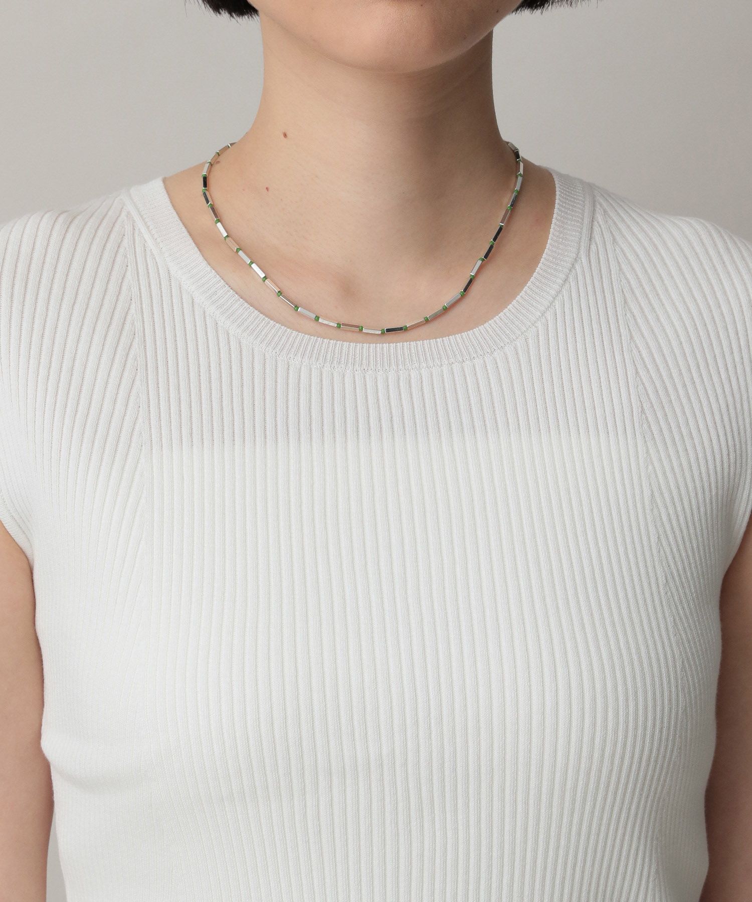 A part by 「アセテートニットタンクノースリーブ」|ニット・セーター|