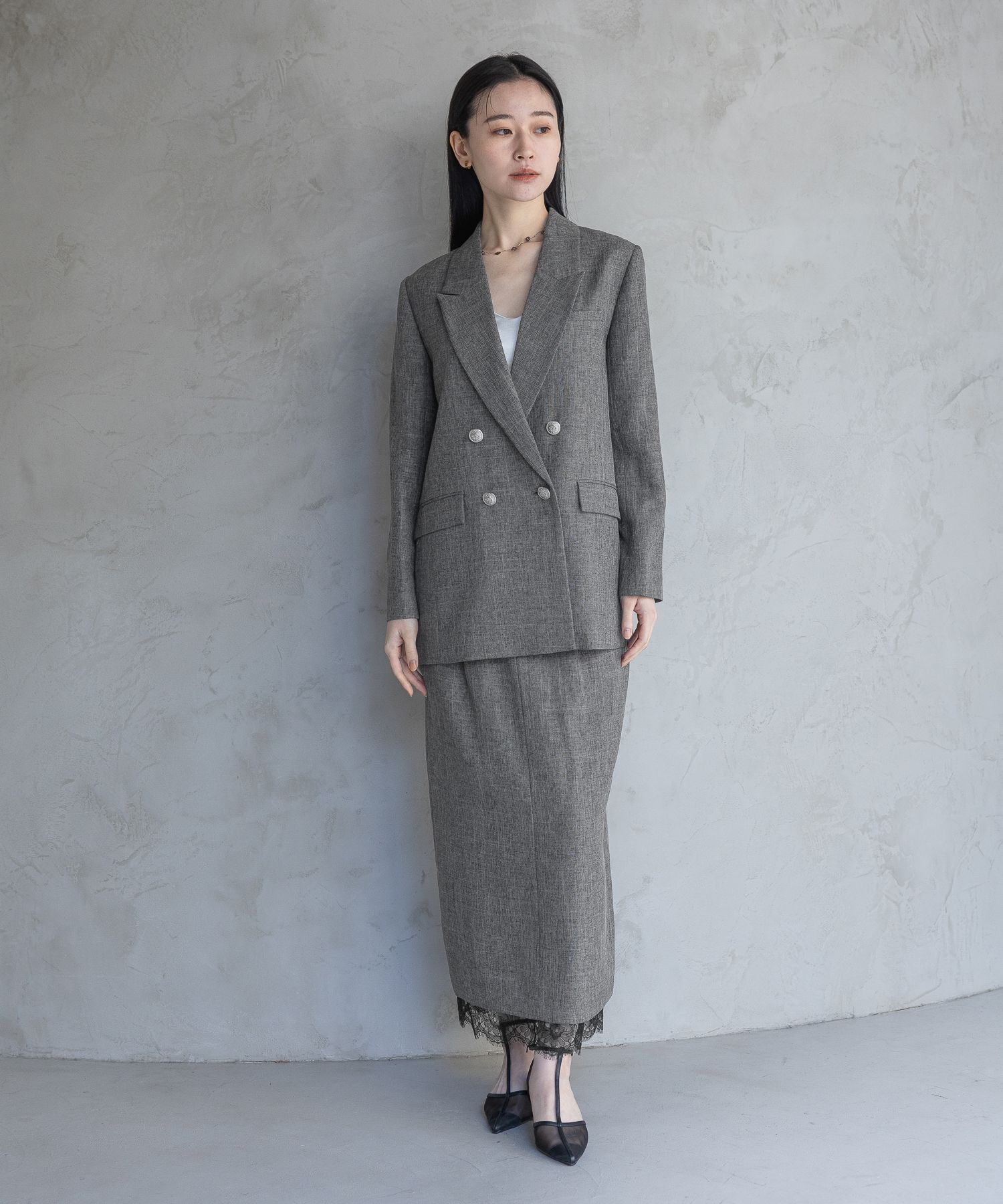 A part by 「【セットアップ着用可能】LNTテーラードジャケット」|テーラードジャケット|