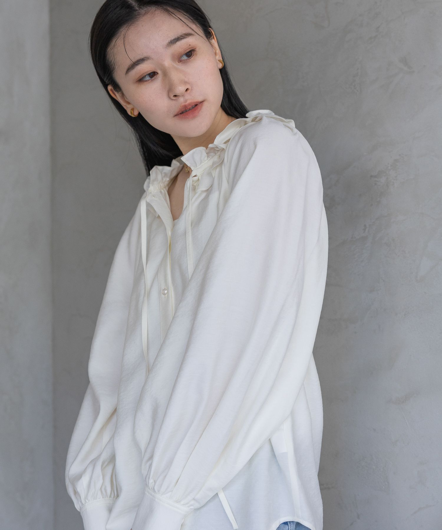 A part by 「フリルボウタイブラウス」|シャツ・ブラウス|