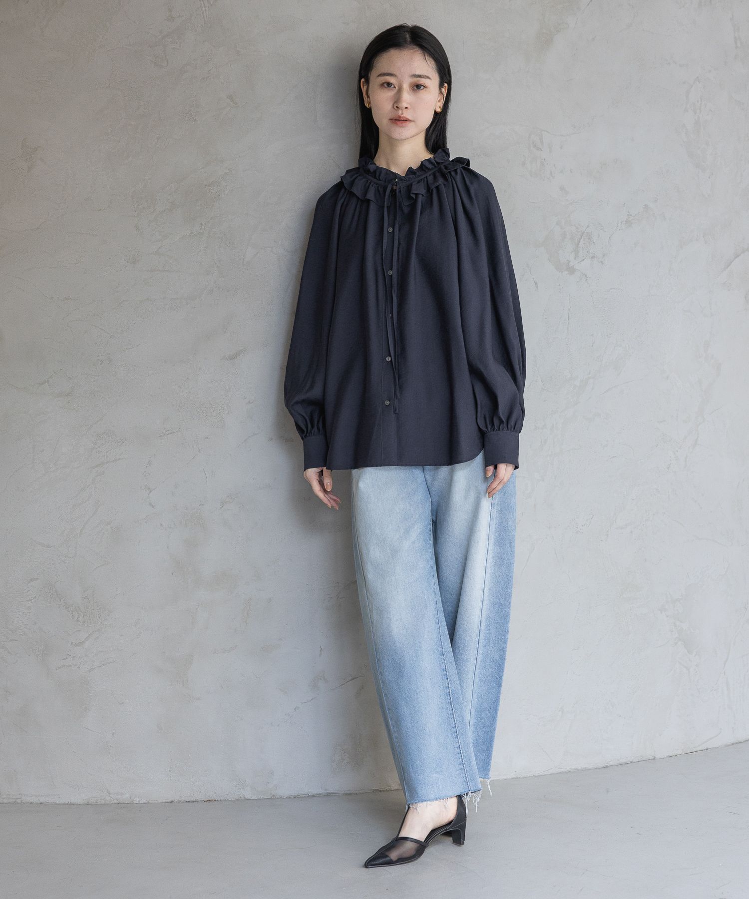 A part by 「フリルボウタイブラウス」|シャツ・ブラウス|