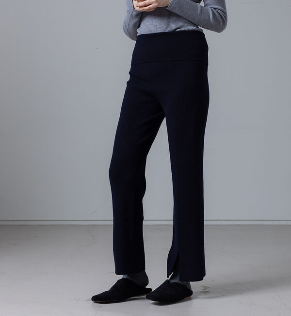 collex「【セットアップ対応】ファインウールニットパンツ」|ニット・セーター|ネイビー