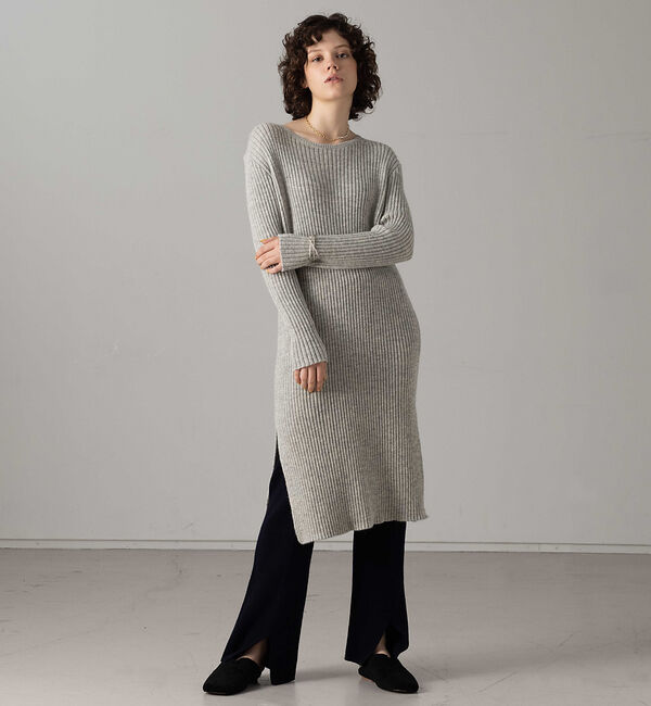 collex「ナチュラルファインヤーンニットワンピース」|ワンピース|