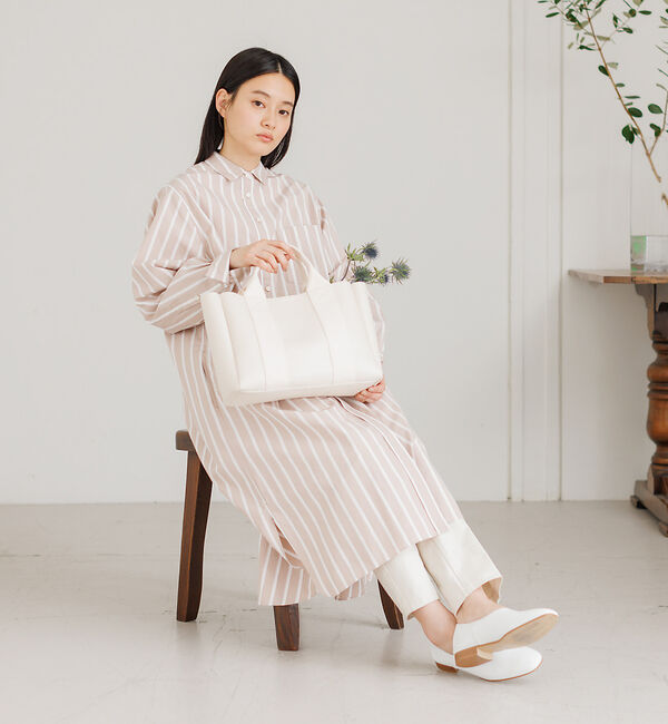 collex「【Alltid】スーピマコットンシャツワンピース」|ワンピース|