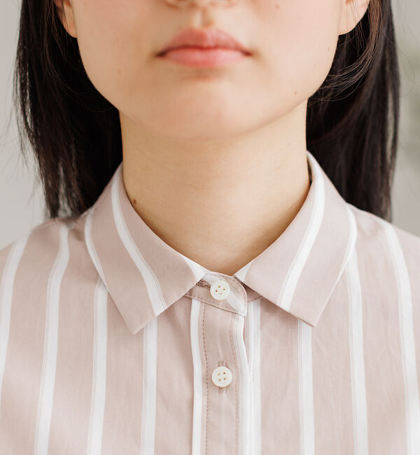 collex「【Alltid】スーピマコットンシャツワンピース」|ワンピース|