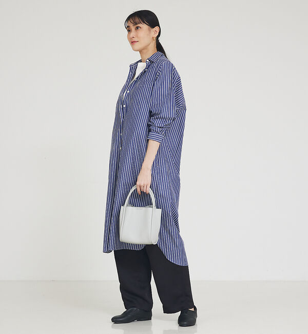 collex「【Alltid】スーピマコットンシャツワンピース」|ワンピース|