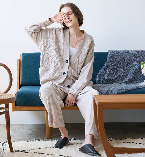 collex「【セットアップ対応】ワイドリブフレアパンツ」|その他|