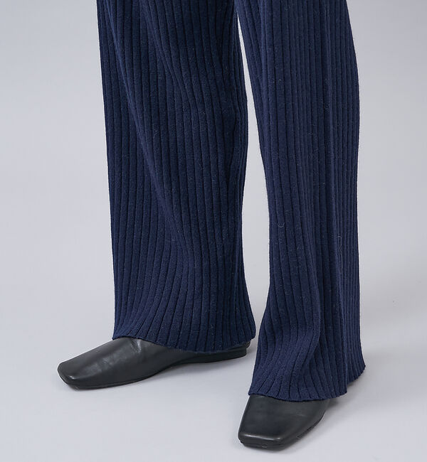 collex「【セットアップ対応】ワイドリブフレアパンツ」|その他|