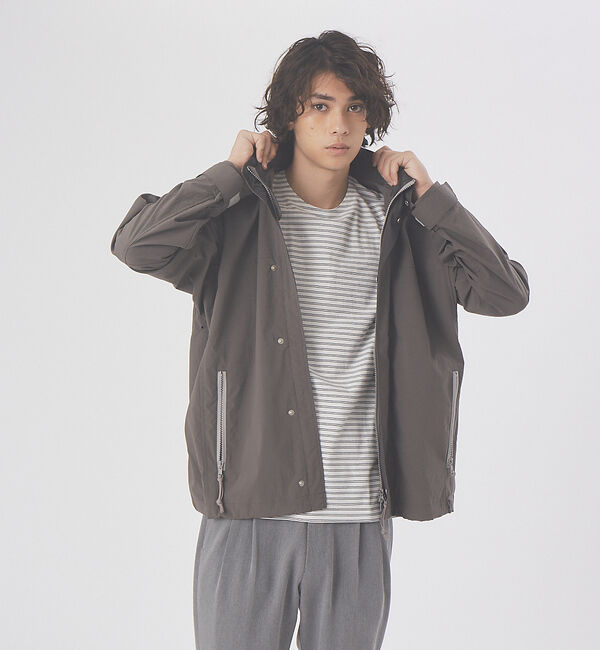 ABAHOUSE「ユーティリティースタンド ブルゾン」|ブルゾン・スタジャン|チャコールグレー