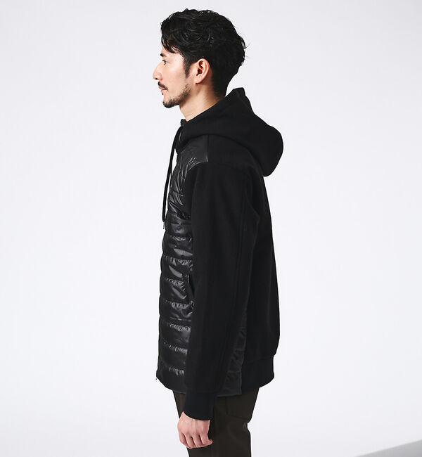 ABAHOUSE「【パデット&times;メルトン】スポーティー フード ブルゾン」|ブルゾン・スタジャン|