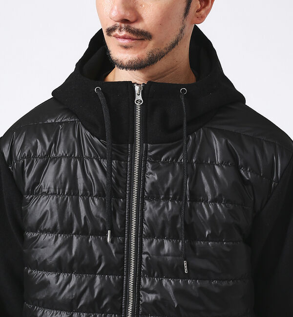 ABAHOUSE「【パデット&times;メルトン】スポーティー フード ブルゾン」|ブルゾン・スタジャン|