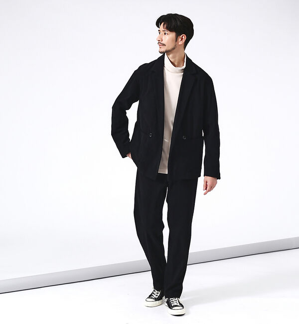 ABAHOUSE「【フロントスリット】タートルネック 長袖Tシャツ」|Tシャツ・カットソー|