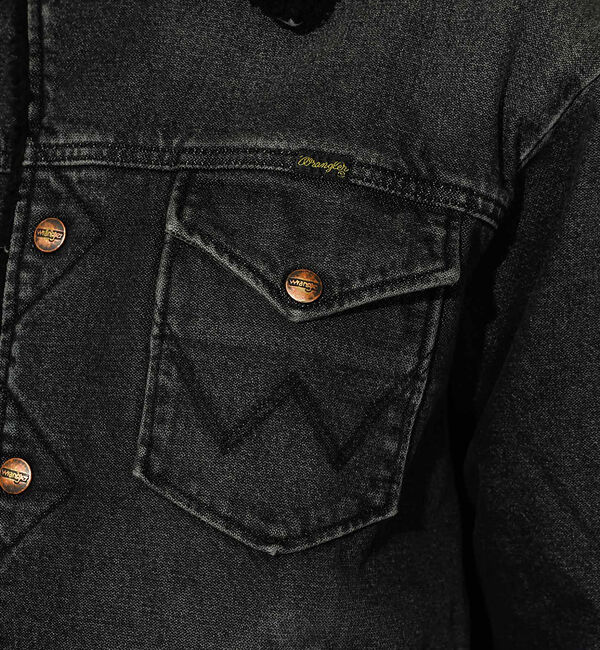 ABAHOUSE「Wrangler/ラングラー BLACK Denim Boa Coat/オーバー」|その他|